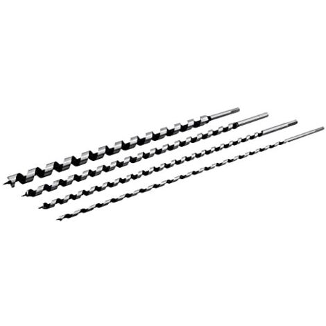 Rolson 48557 - Set di trivelle elicoidali, 600 mm, confezione da 4