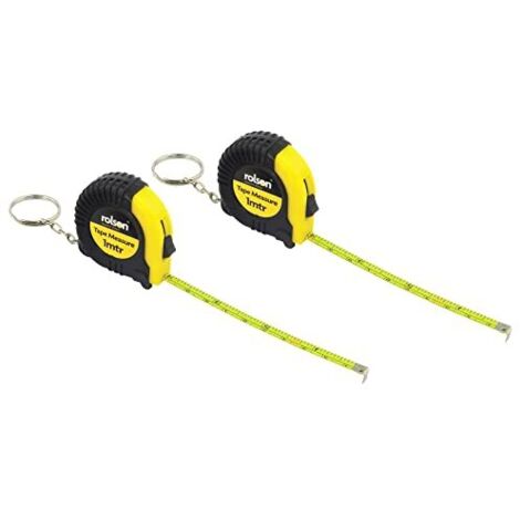Rolson - Metro a nastro avvolgibile, 1 m, 2 pezzi
