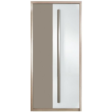 ROMA Armoire penderie avec 2 portes battantes 90x194 cm