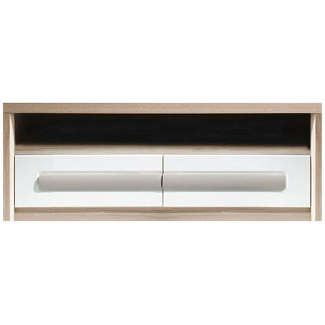 ROMA Meuble TV 2 tiroirs coulissants 120x53 cm