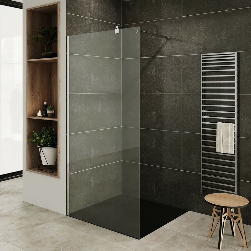 ROMA Paroi de douche à l'Italienne verre 10 mm transparent 160 x 200 cm