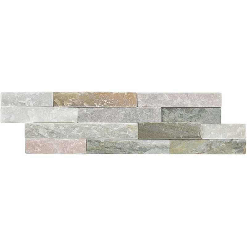 Roma Splitface Oyster 10cm x 36cm Mosaic Tile - Oyster