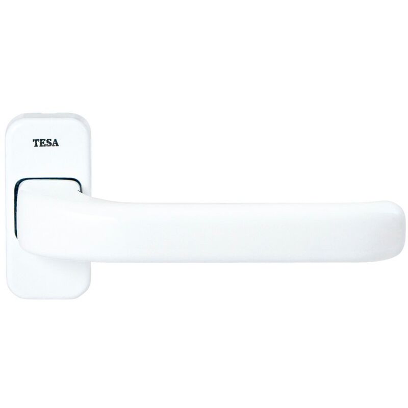 Tesa Assa Abloy - Rosace Ovale Sertie De Ressort Modèle Romain Noir