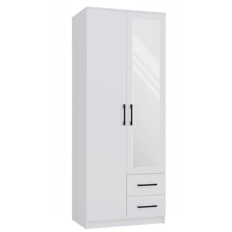 Romana Kleiderschrank 80L WEISS