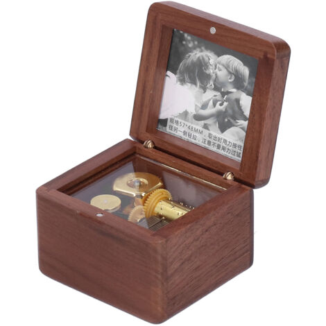 Romantische Vintage-Foto-Spieluhr – personalisiertes Valentinstagsgeschenk