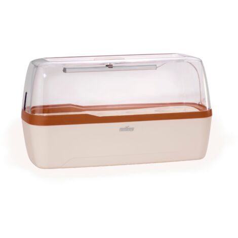 Romberg BOQUBE L Plus LED Gewächshaus & Pflanzkasten-System creme/kupfergold