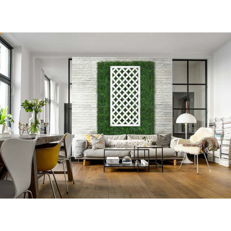 ROMBI - Pannello in PVC traforato - Parasole - Colore: bianco - Misura: 50x150 cm