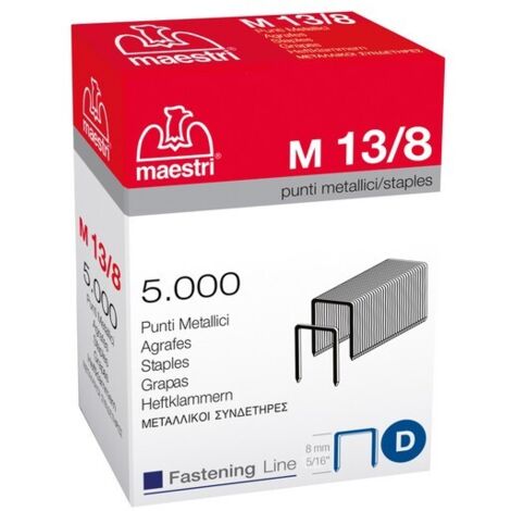 Romeo Maestri PUNTI PER FISSATRICI IN SCATOLA Mod.13/8 mm.8 Romeo Maestri 5 MG