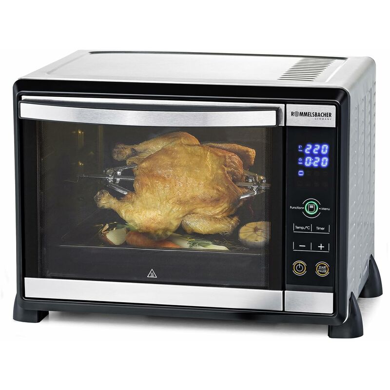 Image of Rommelsbacher BGE 1580/E Countertop Grill microwave 30L 1580W Black,Stainless steel microwave - Microwaves (Countertop, Grill microwave, 30 L, 1580
