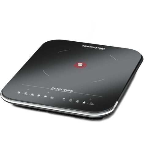Rommelsbacher CTS 2000/IN piano cottura a induzione nero silver