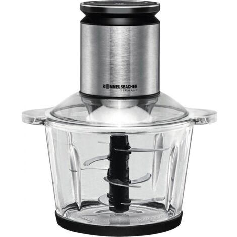 Rommelsbacher MZ 800 Glas-Edelstahl-Schwarz
