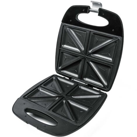 Rommelsbacher ST 1410 grill per sandwich nero e argento