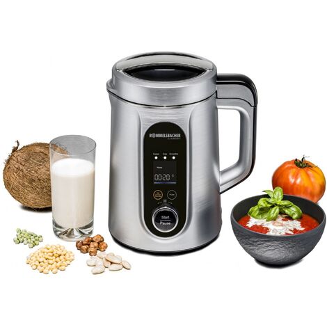 Rommelsbacher Suppen und Veggie Drink Bereiter SVD 1400 Vera, Wasserkocher ,edelstahl/schwarz, 1,3 Liter
