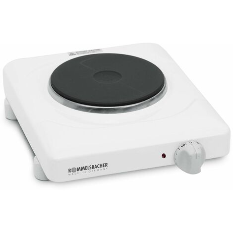 Rommelsbacher THS 815 Piastra Singola, Acciaio, Bianco
