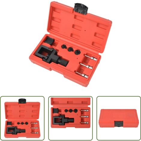 Rompere catena motocicletta -  Set 8 pz Attrezzi Rompi Catena e Rivettatura per Motociclette