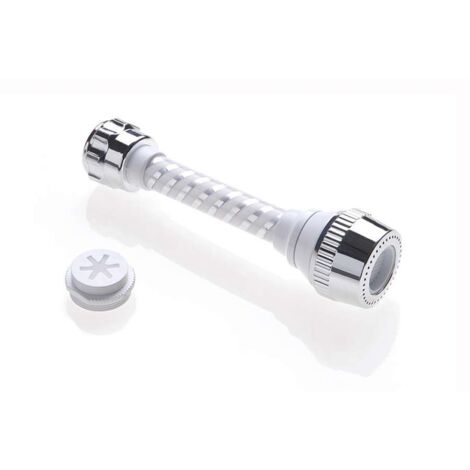Rompigetto universale Biflex in plastica, con adattatore maschio-femmina