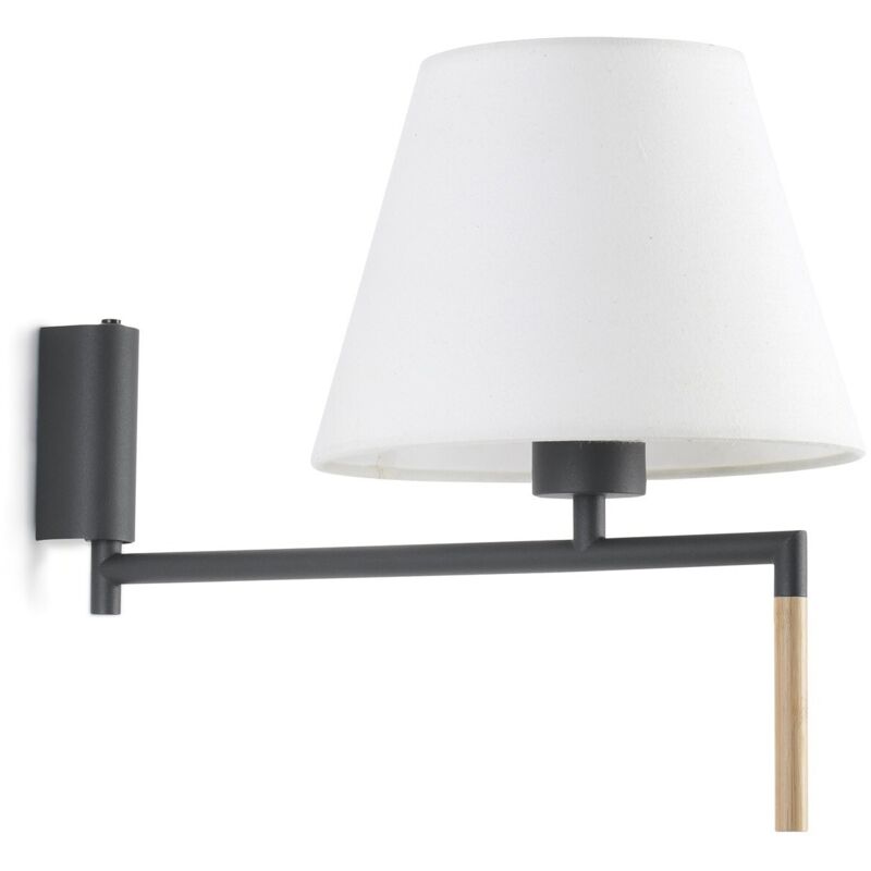 

Faro Barcelona - RON Aplique de pared gris oscuro/blanca - GRIS OSCURO