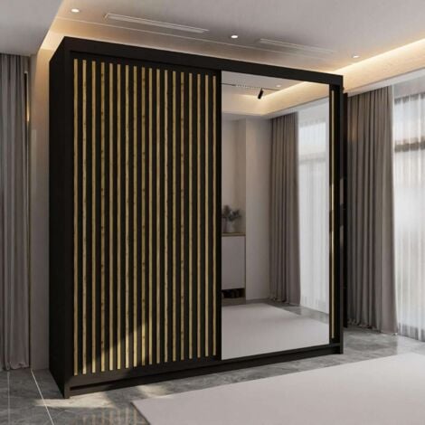 SLIDING WARDROBES 4U Black 203cm