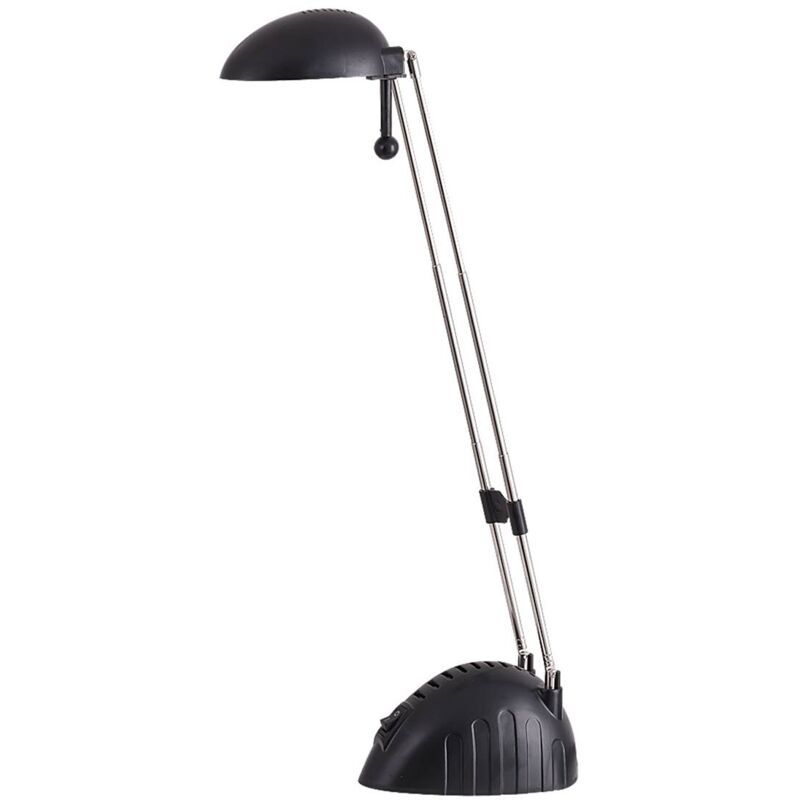 LED Ronald plastica nera B: H 13 centimetri: 28 cm...