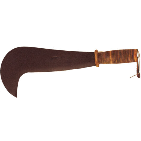 RONCOLA C/MANICO CUOIO 45 CM- 1,0 pz