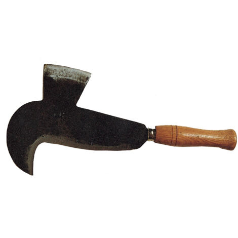 RONCOLA C/PENNATO MANICO LEGNO 38 CM- 1,0 pz
