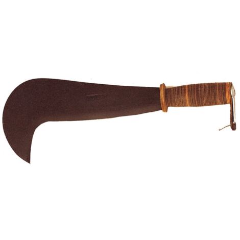 Roncola Da Lavoro Bifacciale In Legno - 33,5cm - Per Taglio Di Precisione - Foto 3