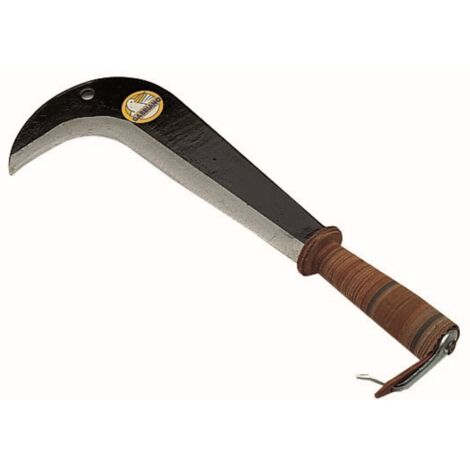 Roncola Machette Manico In Cuoio Con Protezione - Agef