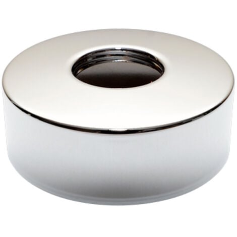 TYCNER Rond Acier Chromé 3/4" Inch Tuyau Collier Ovale Couverture 24mm Hauteur