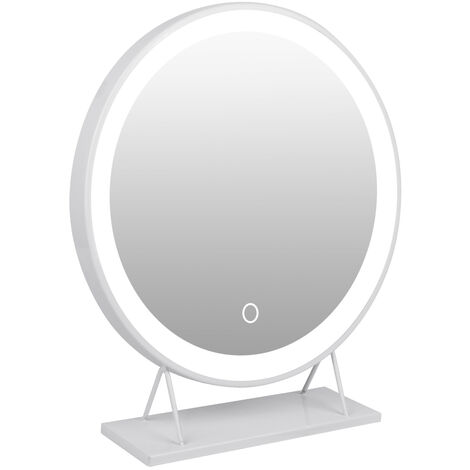Rond Miroir à cosmétique , miroir à maquillage lumineux, 5050cm , 6500k - Blanc