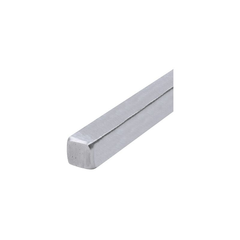 Qualite francaise] - Carré plein en inox brossé pour garde-corps - Largeur 12mm Longueur 3000mm - Inox 316