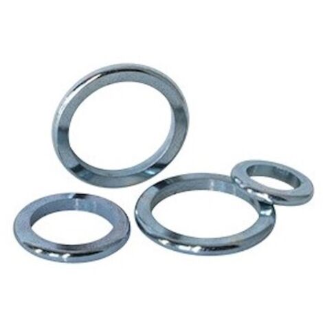 RONDELLA ALZAPORTE in ottone NICHELATA Foro D.9 mm Diametro esterno:14 mm
