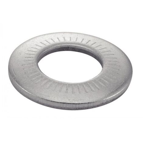 Rondella conica scanalata serie stretta - Inox A2 Ø6 mm - Confezione da 200