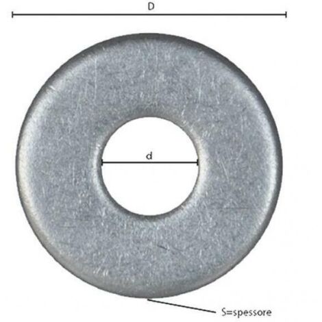 RONDELLA GREMBIALINA INOX M5 - 5,3x15x1,2 mm