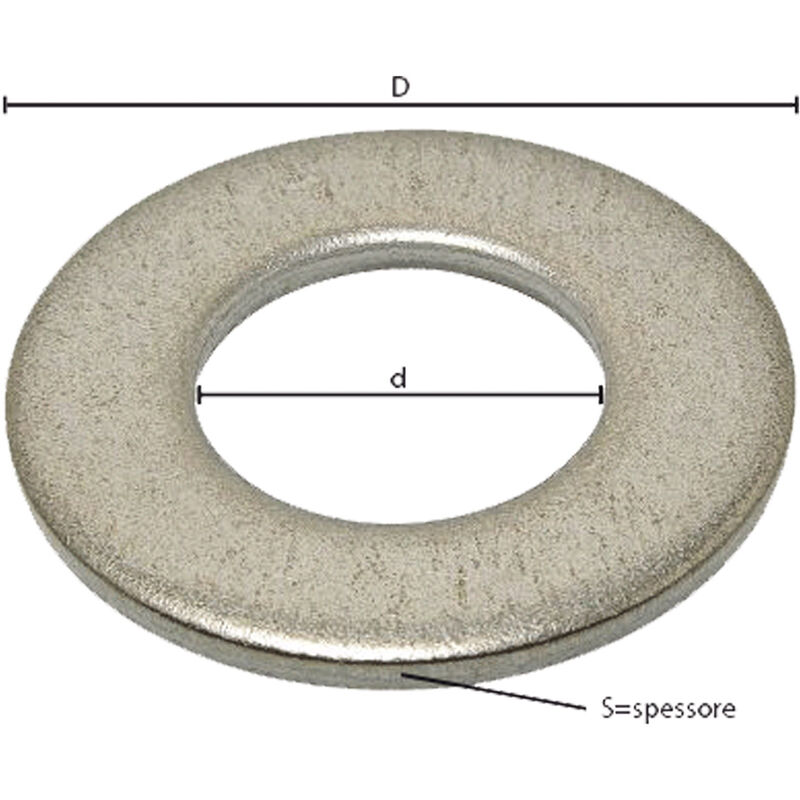 RONDELLA PIANA COMUNE M 30 - 4,3 x 56 x 31 mm