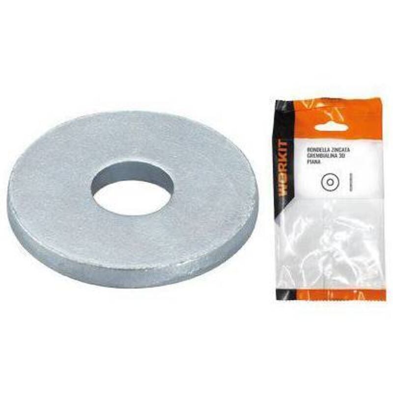Rondella piana grembialina 4D zincata self Workit
