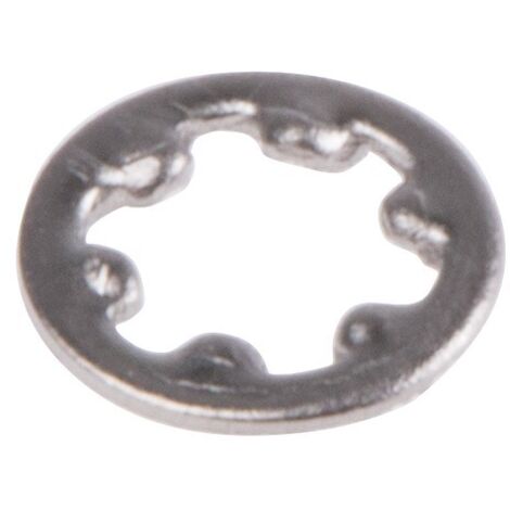 Rondelle antivibration à dents internes, pour vis M2, Acier Inoxydable A2 304 ( Prix pour Sachet de 100 )