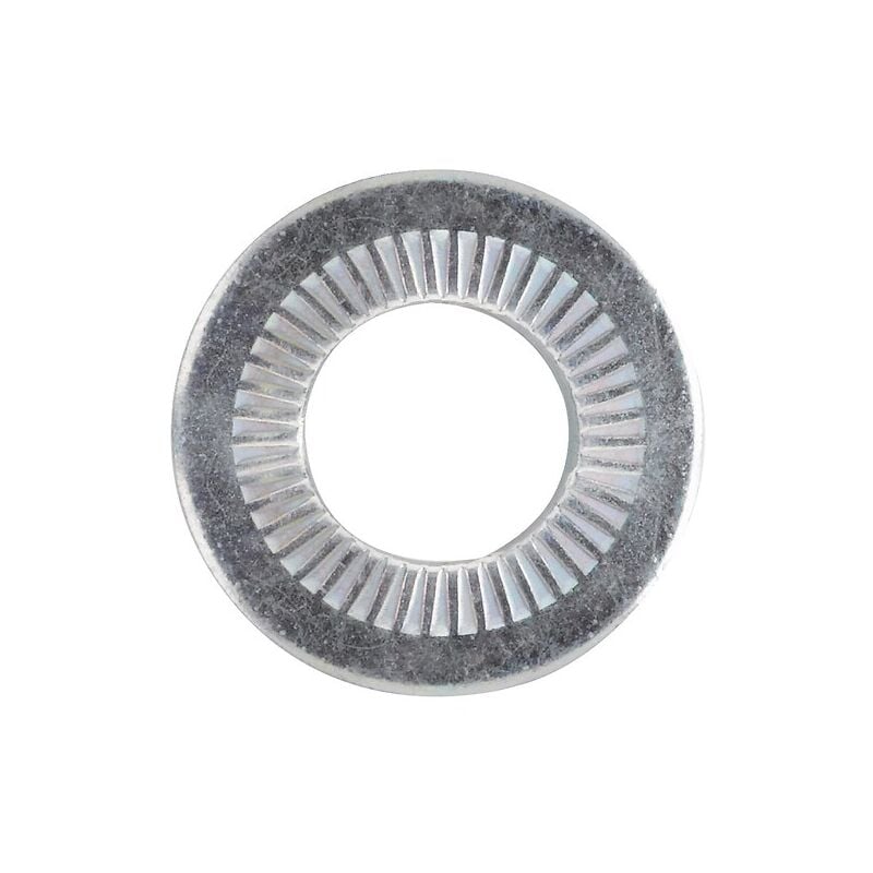 Rondelle contact zingué blanc, pour vis diamètre 5 mm, sachet de 200 rondelles