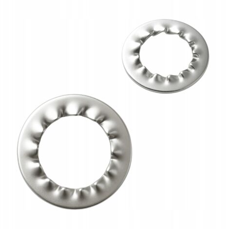 RONDELLE CRANTÉE M10x1 POUR PRODUCTION D'ÉCLAIRAGE 13/4 JEU DE 25 PIÈCES 18MM