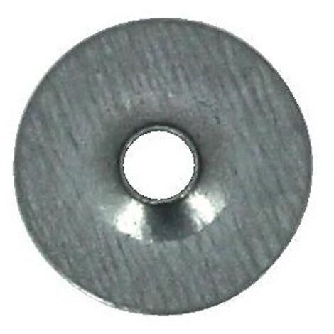 Rondelle cuvette acier zingué blanc. pour vis diamètre 5.1 mm. diamètre extérieur 25 mm. boîte de 100 pièces - VISWOOD