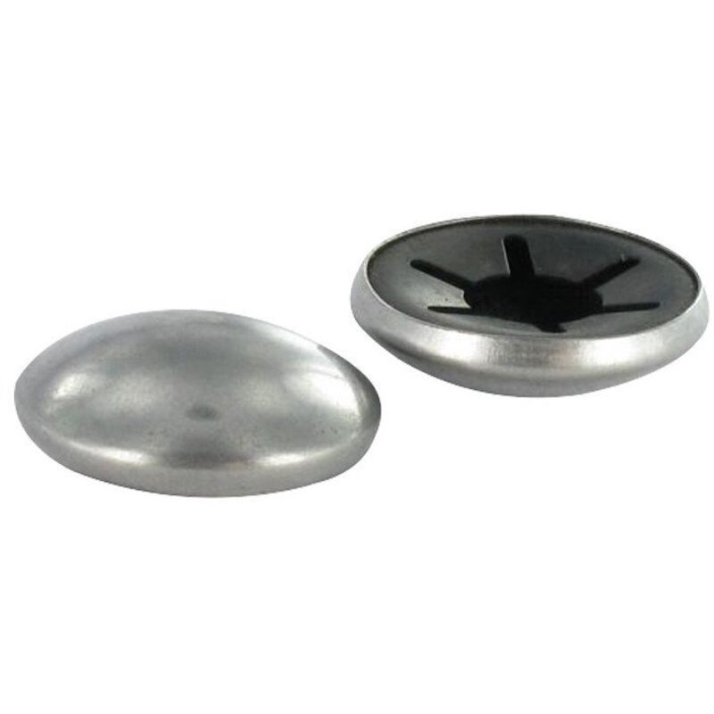 Rondelle de blocage avec capuchon aranlock pour axe de diamètre 8 capuchon de 22 Inox A2-100 pièces