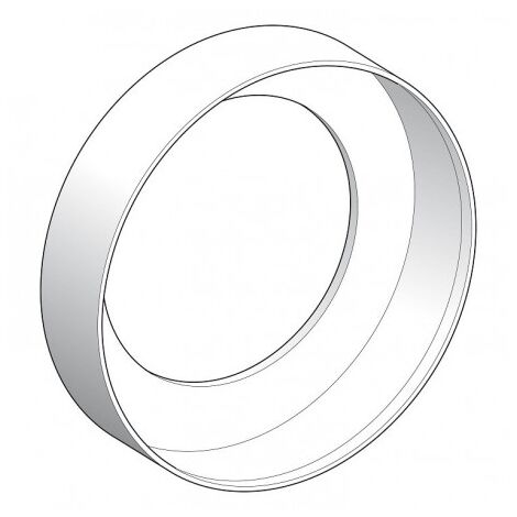 Rondelle de protection brise jet métal chromé pour unités de cde et signalisation Ø 22mm Harmony XB4 SCHNEIDER ELECTRIC ZB4BZ007