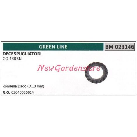 Rondelle d'écrou d'engrenage conique Débroussailleuse GREENLINE CG 430BN 023146