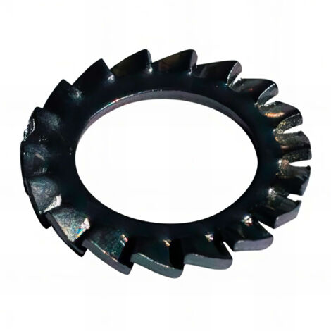 Rondelle denture extérieure M14 mm Zinguée bichromatée - Boite de 250 pcs - Fixtout 50001403B