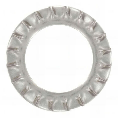 Rondelle denture extérieure M4 mm INOX A2 - Boite de 200 pcs - Fixtout REAZ04A2