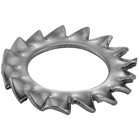 Rondelle éventail à denture extérieure AZ inox A2 DIN 6798A 4X8X1,5 boîte de 200 - ACTON - 625134