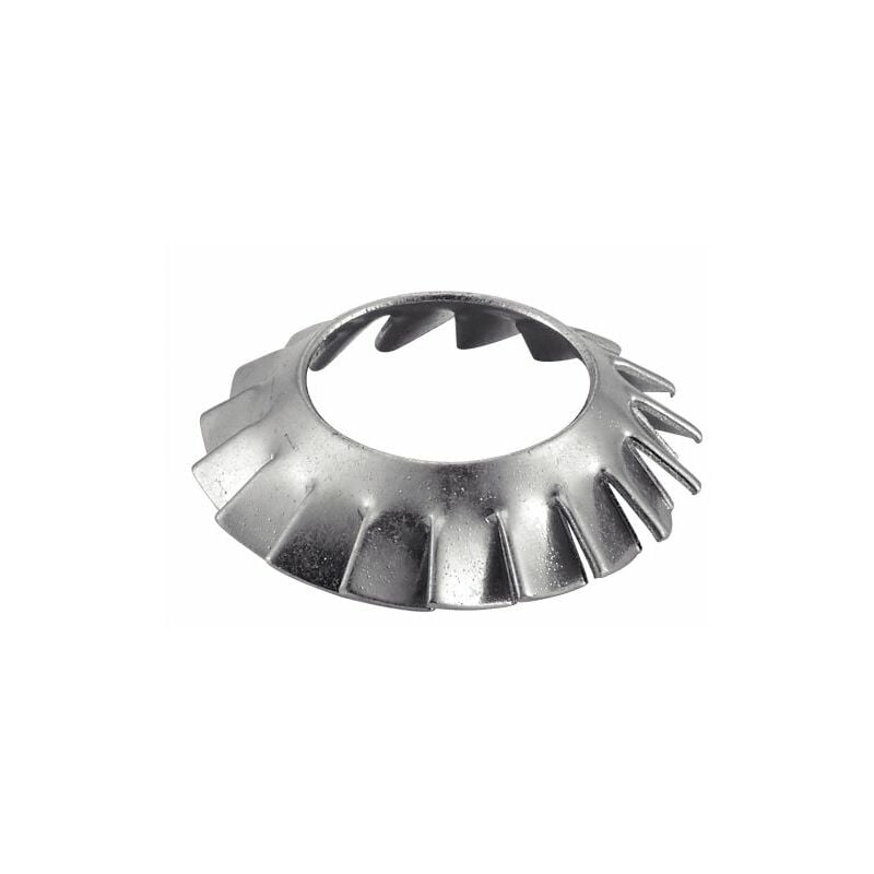 Rondelle -Eventail- concave à dentures exterieures - Type azv - Acier Zn Ø8 mm - Boîte de 200