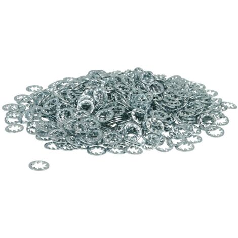 Rondelle éventail intérieur galvanisé diam. 6,4 mm