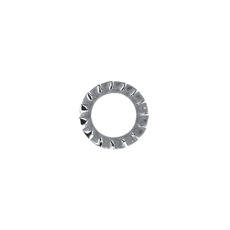 Rondelles éventail az acier zingué blanc, pour vis diamètre 12 mm, sachet de 100 rondelles