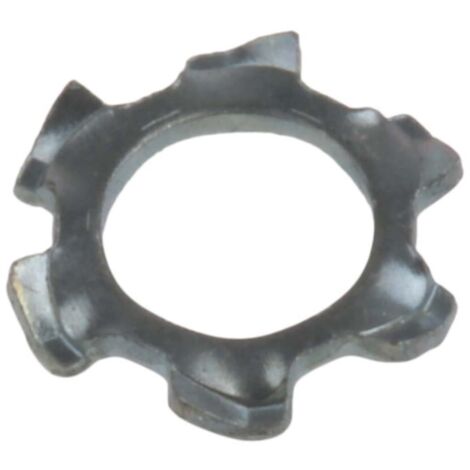 Rondelle grower à dents externes, pour vis M3, Acier Galvanisé brillant ( Prix pour Sachet de 250 )