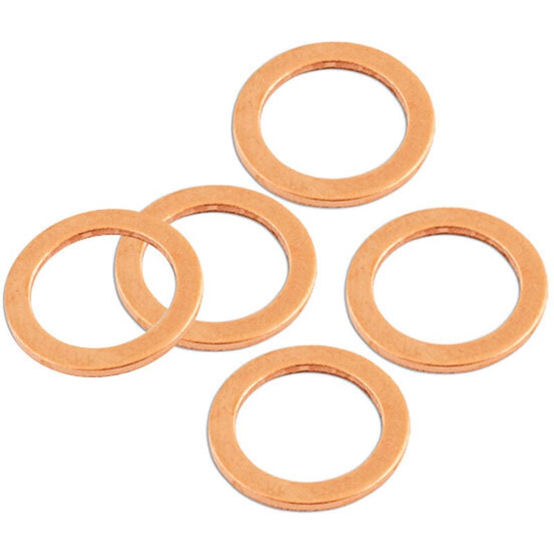 Rondelle joint d'etancheite en cuivre din 7603 a - dtail : 100 m24 x 30 x 2 mm